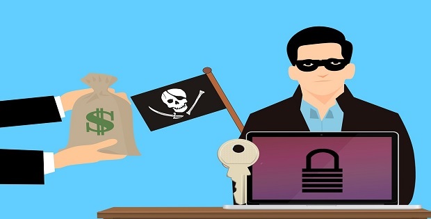 Ransomware encrypts files and demands payment