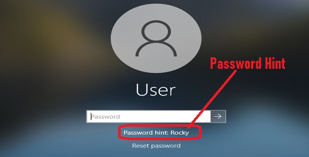 What is a password hint?
