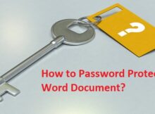 How to Password Protect a Word Document File
