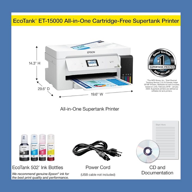 Best Epson Ecotank printer for sublimation