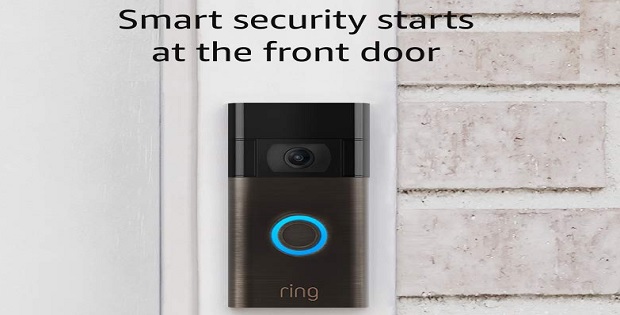 Smart video doorbell camera for home security