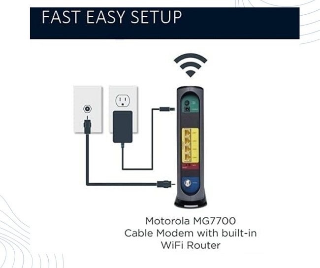 Motorola MG7700 WiFi Router 